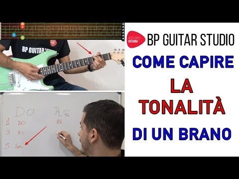 LEZIONI DI CHITARRA : COME CAPIRE LA TONALITÀ DI UN BRANO