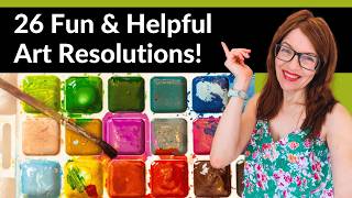 26 Art Habits for 2026 That Will Transform Your Watercolor & Drawing