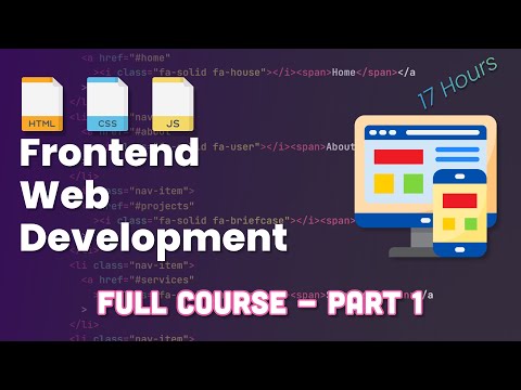 Learn Frontend Web Development Full Course with Projects - Part 1