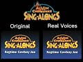 Alvin And The Chipmunks Sing Alongs Introduction Original And Real Voices Comparison