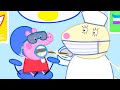 Peppa Pig Gets A Tooth Boo Boo Peppa George Dentist Trip Full Episodes Tales 20 Mins