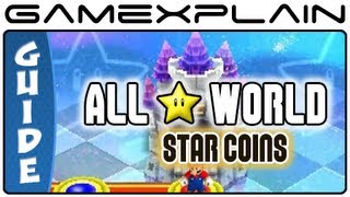 New Super Mario Bros. 2:  Star World Moon Coins (All 24!) Guide & Walkthrough