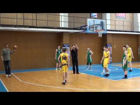 BK Snakes Ostrava U15 (12.3.2017) BK Snakes Ostrava - BK Kondoři Liberec 49:55