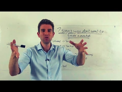 7 Signs You Don't Want to Trade a Market ☝ Video