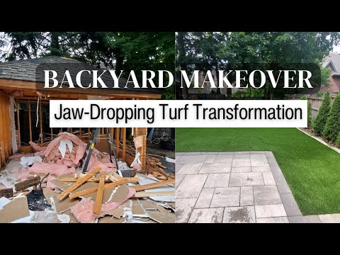 Epic Backyard Upgrade: Unbelievable Turf Makeover that Will Leave You Speechless!!  #yardmakeover