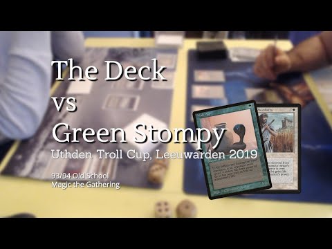 The Deck vs Green Stompy - Ep4 | Uthden Troll Cup | Old School Magic 93/94 | #129