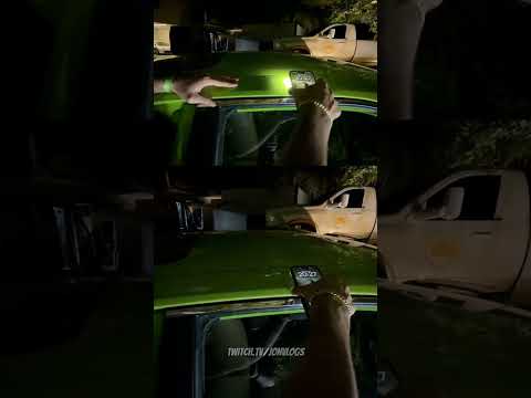 Pintura do carro brilha sozinha no escuro #jonvlogs #pintura #carro #rincon #automotivo @Jon Vlogs 