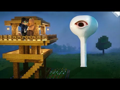 Napravili Smo Sigurnu Osmatracnicu Protiv UKLETIH GIGANTA U MINECRAFTU...