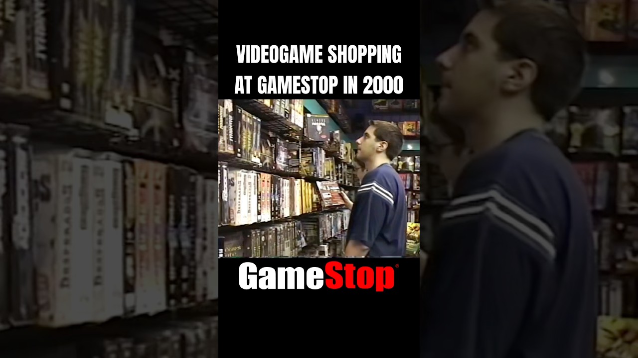 Shopping at GameStop In 2000! #gamestop #nostalgic #nostalgicgaming #nostalgia