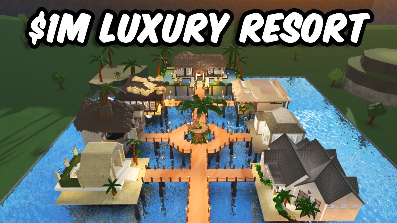BUILDING A $1M LUXURY RESORT in BLOXBURG