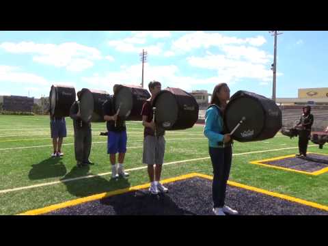 NHS Drumline   Warmup 2014