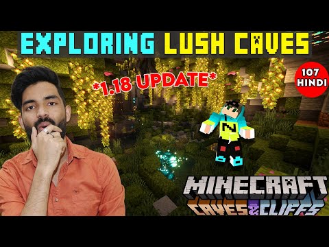 I Travelled 20000 Blocks to Find Lush Caves in Minecraft 1.18 - Minecraft survival #107