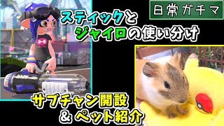 【雑談多め】スティックとジャイロの使い分け / サブチャン開設 & ペット紹介【日常ガチマ】
