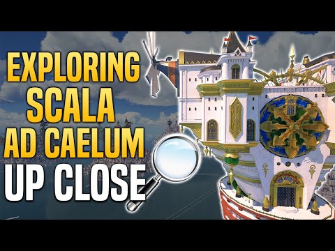 Kingdom Hearts 3 - Exploring Scala Ad Caelum Up Close - Hidden Details
