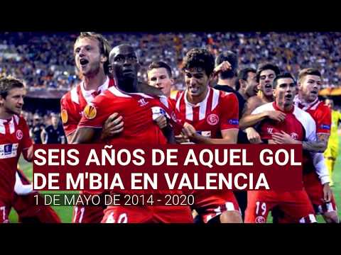 Los goles que volvieron loco al sevillismo en el sexto aniversario del gol de M'bia al Valencia