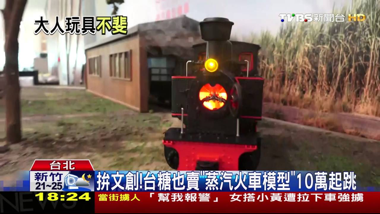 拚文創! 台糖也賣「蒸汽火車模型」10萬起跳