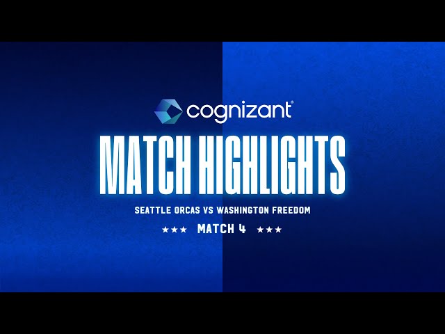 Cognizant Major League Cricket 2025 Match Highlights | Seattle Orcas vs Washington Freedom