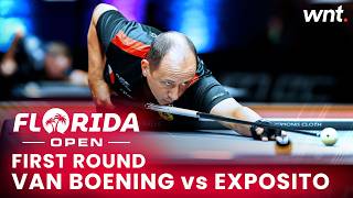 Shane Van Boening vs Juan Exposito | First Round | 2025 Florida Open Pool Championship