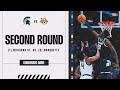 Michigan State Vs Marquette Second Round NCAA Tournament Extended Highlights