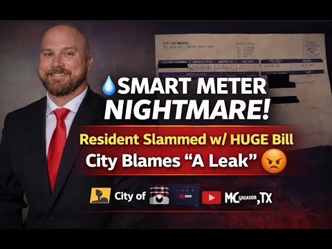 💧 SMART METER NIGHTMARE! Resident Slammed w/ HUGE Bill — City Blames “A Leak” 😡