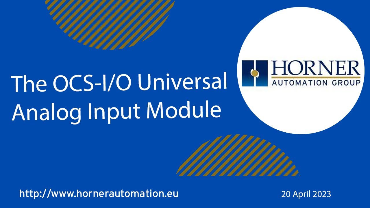 The OCS-I/O Universal Analog Input Module