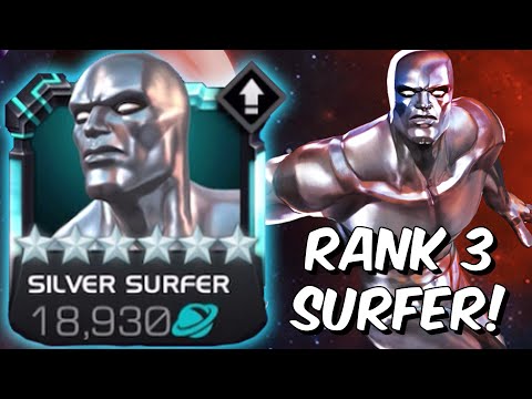 6 Star Rank 3 Silver Surfer Rank Up & Gameplay! - Endgame Showcase - Marvel Contest of Champions