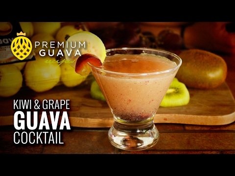 Guava Recipes (Guava kiwi & Grape Cocktail Juice Recipe)