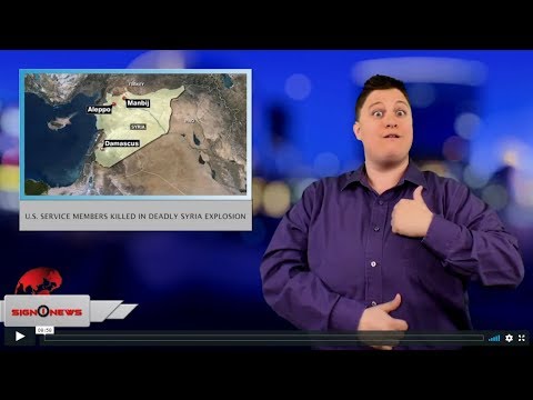Sign1News 1.16.19 - News for the deaf community powered by CNN in American Sign Language (ASL).