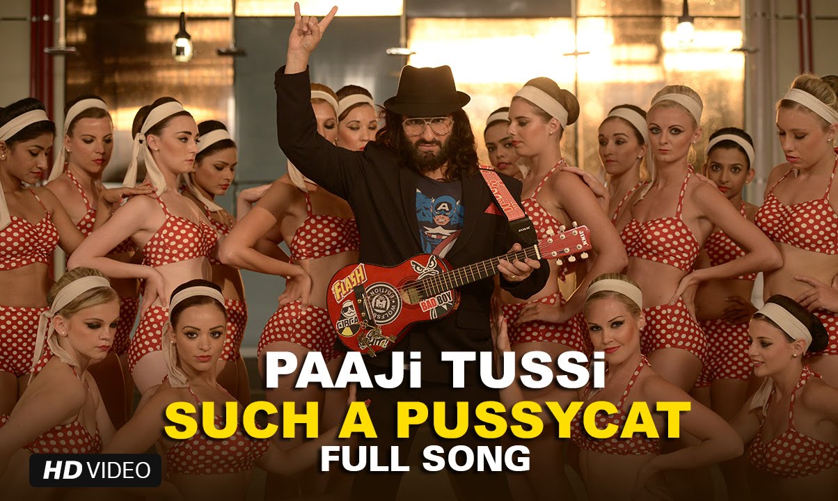 Paaji Tussi Such A Pussycat Lyrics  | Happy Ending | Govinda, Saif Ali Khan | Amitabh Bhattacharya, Jigar Sariya, Divya Kumar | Sachin-Jigar