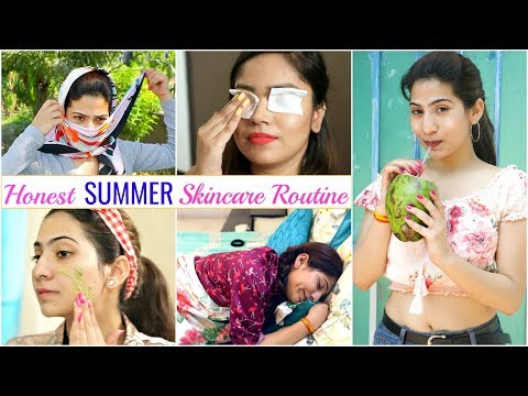 Honest "SUMMER" Skincare Routine - Day to Night Routine  | #Beauty #Hacks #Comedy#Anaysa