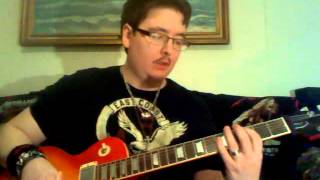 me showing you HOW TO PLAY the LAST CARESS/GREEN HELL MEDLEY by METALLICA on GUITAR