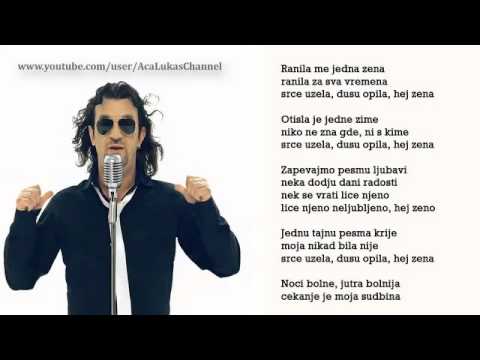 Aca Lukas - Ranila me jedna zena - (Audio - Live 1999)