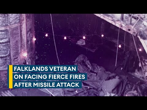 How Falklands veteran responded to ship fires after missile attack