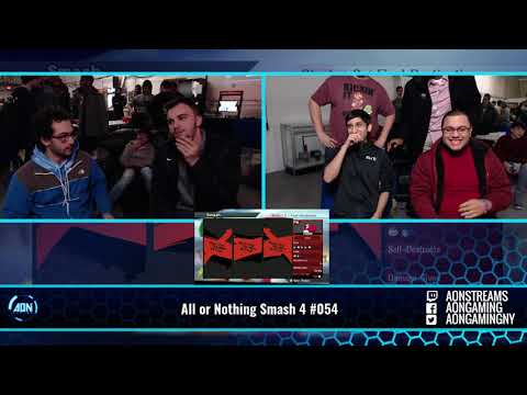 All Or Nothing Smash 4 #054 Stocker69 & Fang Vs Lucius & Raptor Losers Semifinal