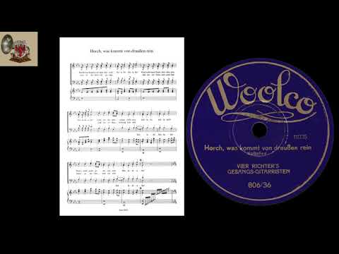HORCH, WAS KOMMT VON DRAUSSEN REIN - DIE VIER RICHTERS - Gesangs-Gitarristen