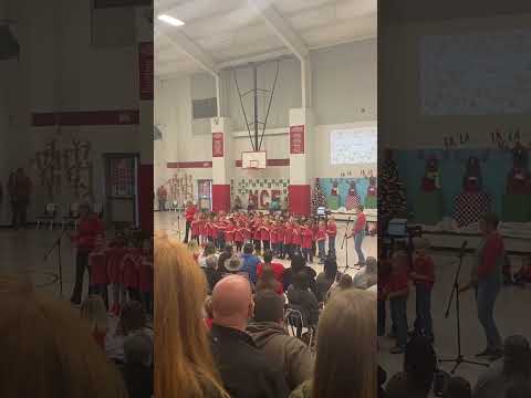 First Grade class Christmas Program MCES 2023