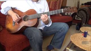 Perpetual Blues Machine (Keb' Mo) played on a 1920s FHCM guitar, made by Oscar Schmidt (Stella)