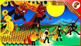 Download lagu 🔥UNSTOPPABLE! I Created a Fire Army with EPIC FINAL BOSS, Wrathnar | Stick War Legacy | Animugen2048 mp3