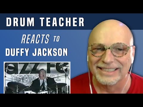 Drum Teacher Reacts to Duffy Jackson - Drum Solo