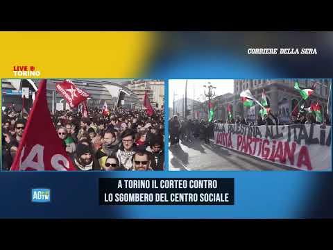 Corteo nazionale contro lo sgombero di Askatasuna