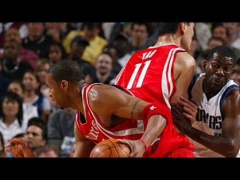 Yao Ming (33 PTS) & Tracy McGrady (28 PTS) vs the Mavs in 2005 WCR1 - T-Mac Dunks On Bradley!
