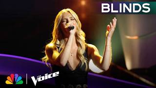 Anna McElroy OWNS the Stage with Maren Morris’ “80s Mercedes" | The Voice Blind Auditions | NBC