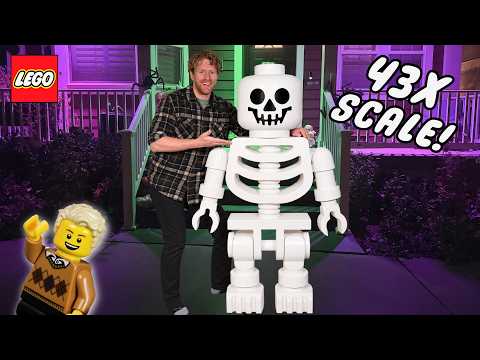 This Life-Size LEGO Skeleton is Spooky
