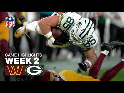 Washington Commanders vs Green Bay Packers Game Highlights | 2025 NFL Season Week 2