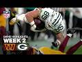 Washington Commanders Vs Green Bay Packers Game Highlights 2025 NFL Season Week 2