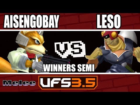 UFSmash 3.5 - Melee - Aisengobay (Fox) VS Leso (Captain Falcon) - Winners Semi-Final