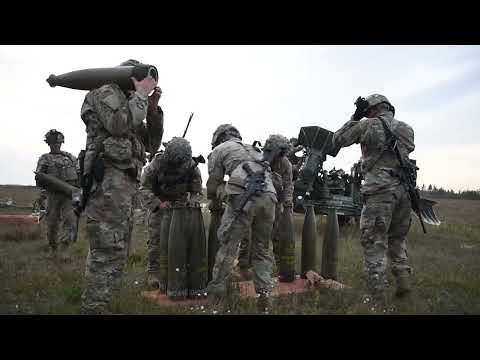 Sky Soldiers conduct artillery live fire exercise