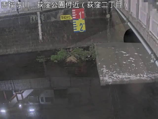 荻窪公園付近 松見橋 下流