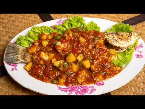 Resepi Ikan Siakap 3 Rasa Gaya Restoran Thai