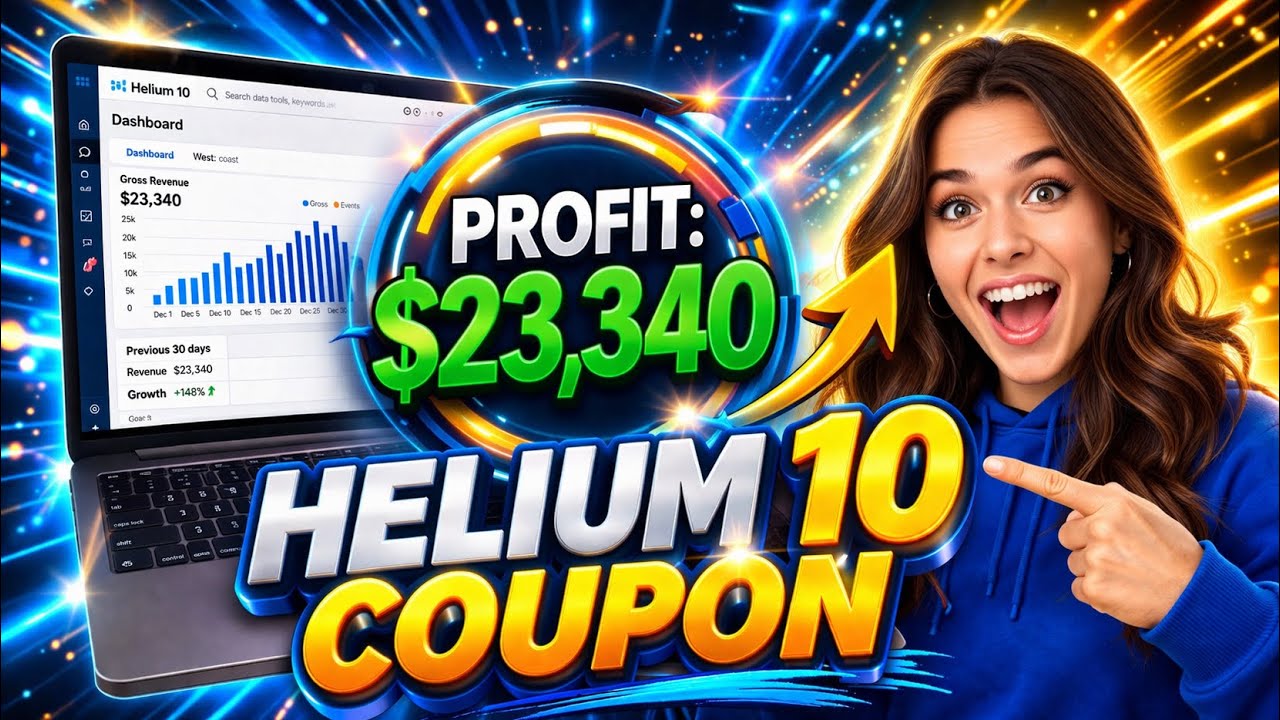 Helium 10 Coupon code 2026 🔥 ( LIVE NOW ) Get Best Discount Code For Helium 10 |Helium 10 promo code